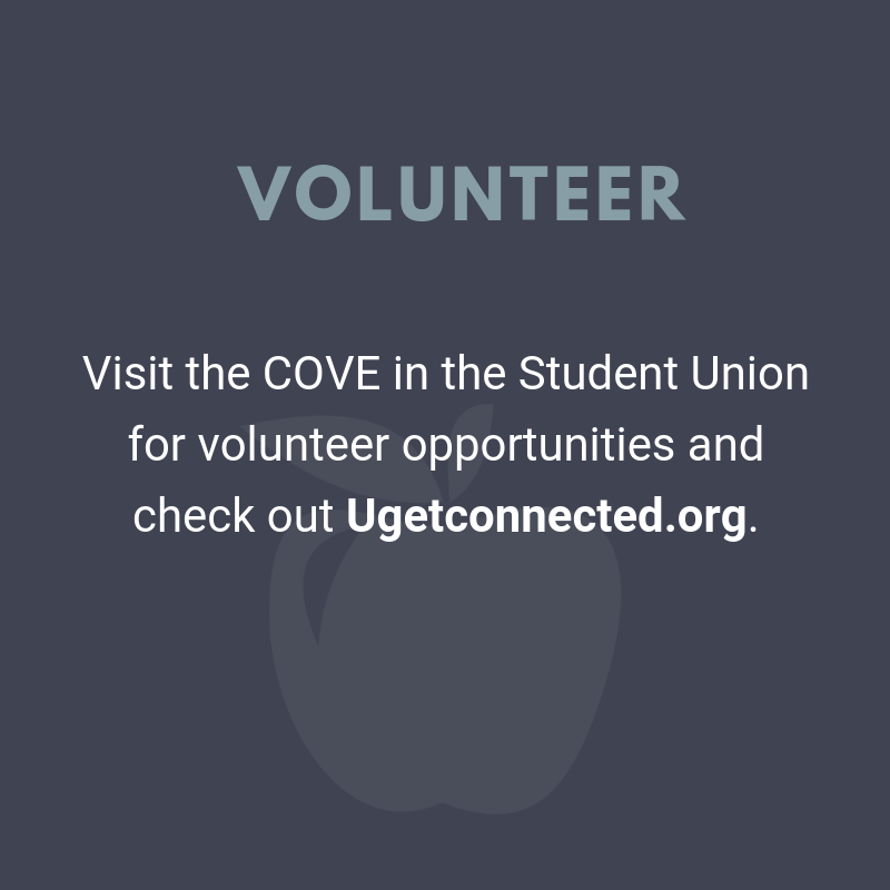 See Ugetconnected.org for volunteer opportunities