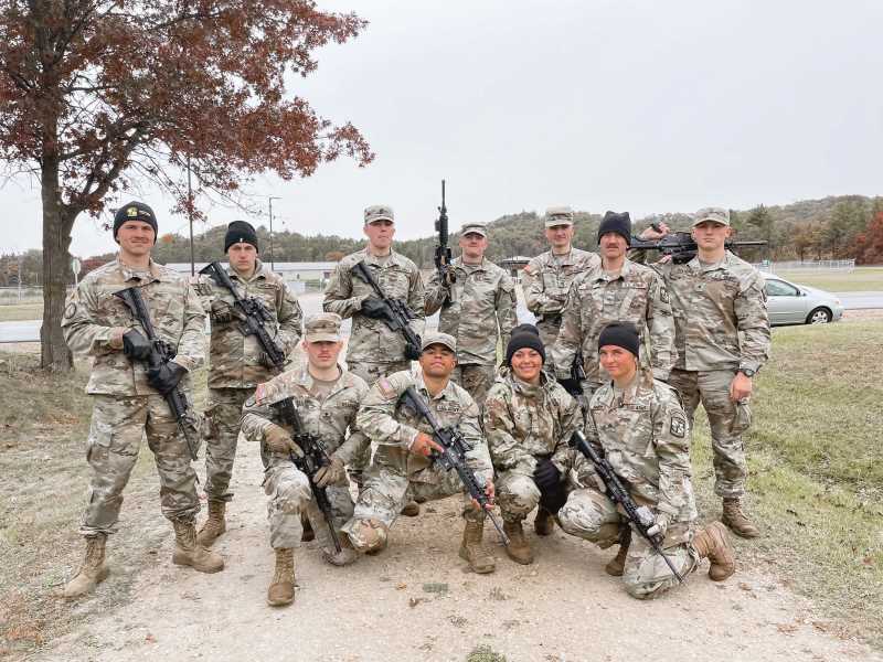 UW-La Crosse’s ROTC Eagle Battalion recently competed in an Army challenge competition at Fort McCoy.