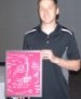 Michael Lazzari with gift from CLS student class