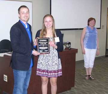 CLS student of the year co-awardee Carley Bill