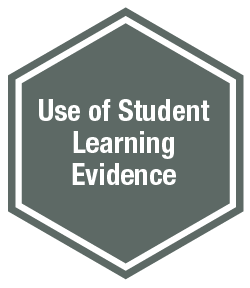 use of student learning evidence graphic