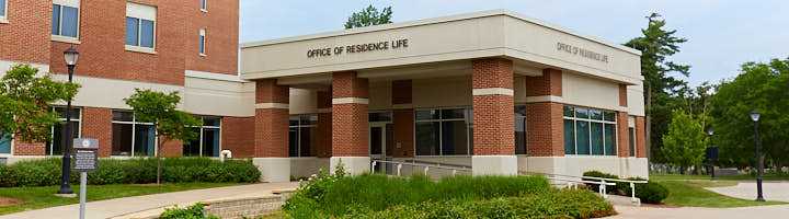 Photo of Front of Residence Life Office Building