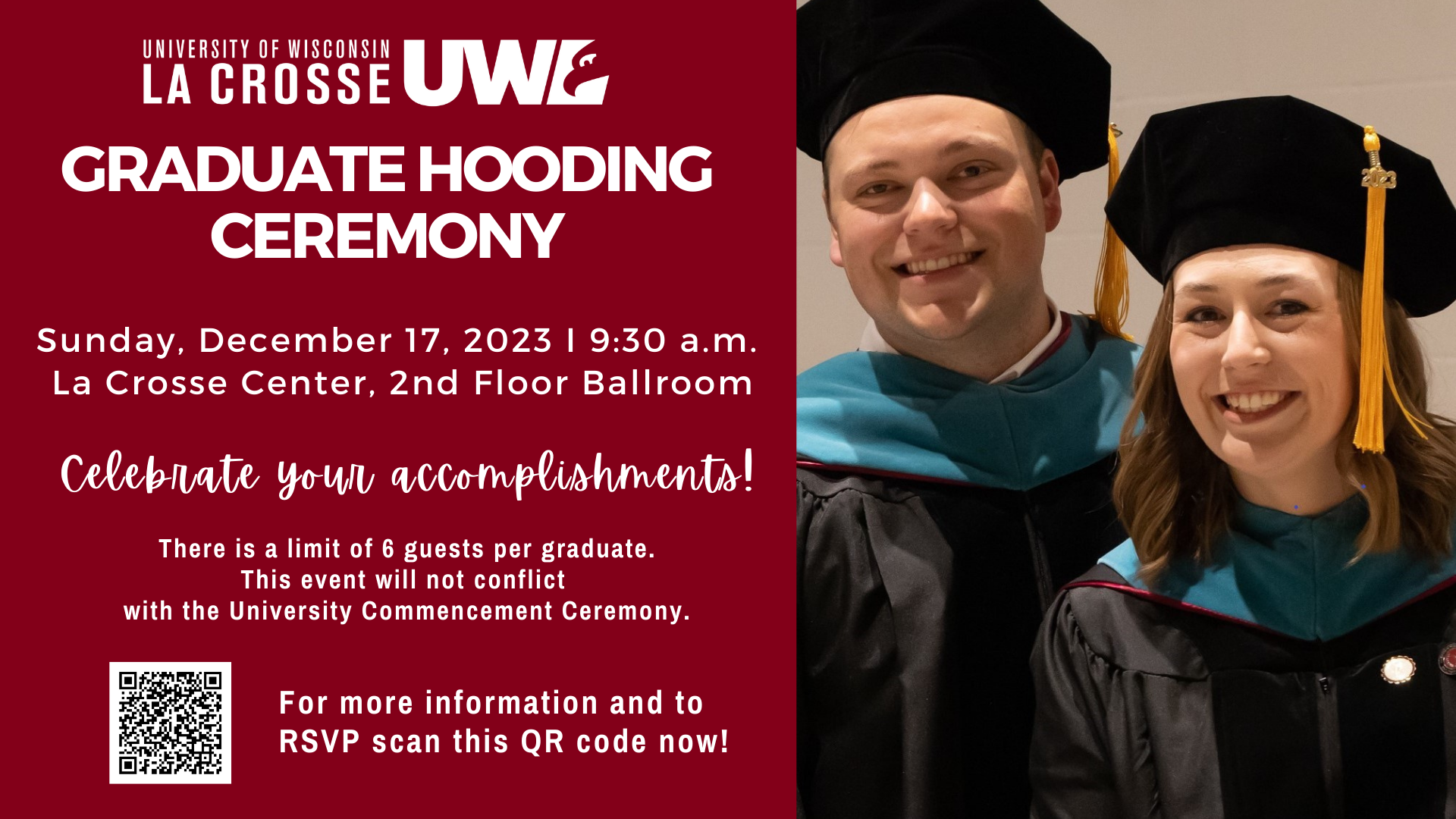 Hooding Ceremony event invitation