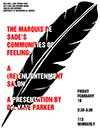 Colloquium Series Flyer: "The Marquis de Sade's Communities of Feeling: A (Re)Enlightenment Salon"