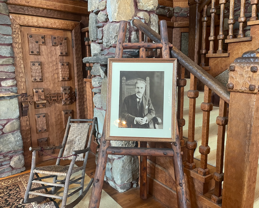 A peek at the castle interior