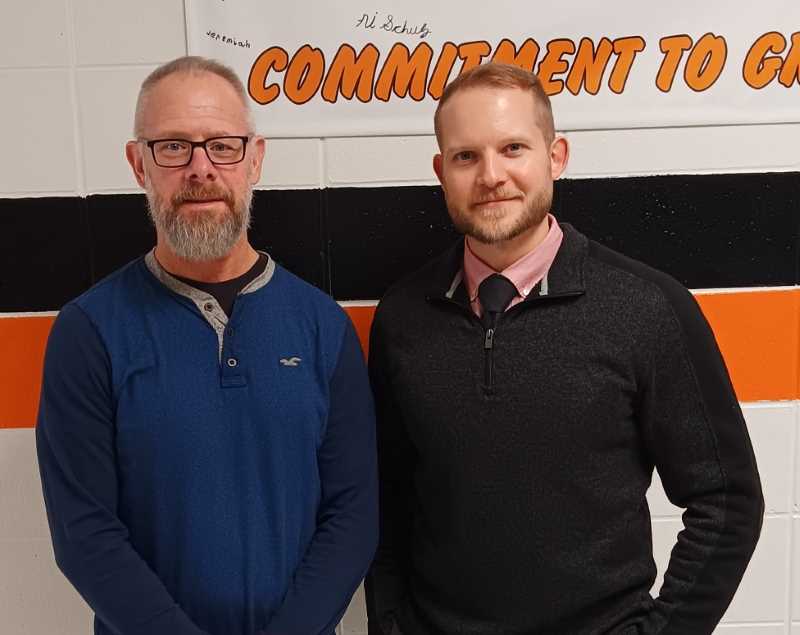 Eric Auel, School Psychologist, mentors Hillsboro High School social studies teacher Jordan Brull as he re-trains to become a School Psychologist. Jordan is in his second year of University of Wisconsin-La Crosse's online School Psychology program. 