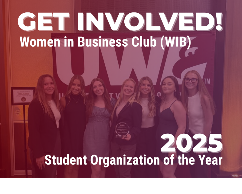 2025 UWL Student Organization of the Year - Women in Business (WIB)