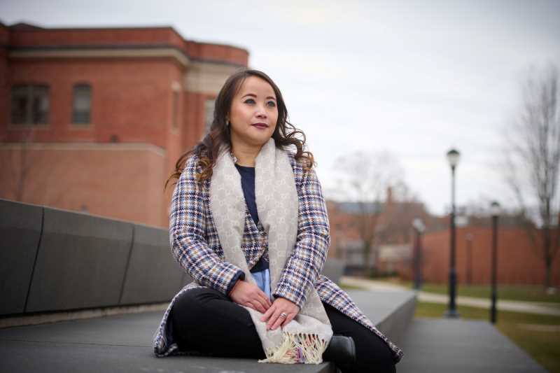 Ka Zang Lee pictured on the UW-La Crosse campus