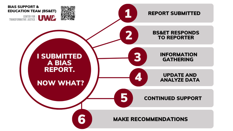 I submitted a bias report. Now what?