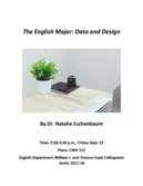 Colloquium Series Flyer: "The English Major: Data and Design"