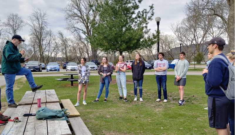 2022 Gamma Theta Inductees at Geography and Earth Science Picnic