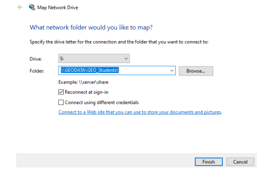 GEODATA Folder Path