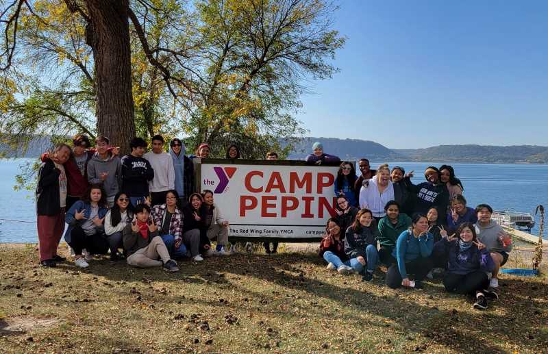 OMSS and Student Support Services took part in the annual Multicultural Leadership Development Weekend at Camp Pepin