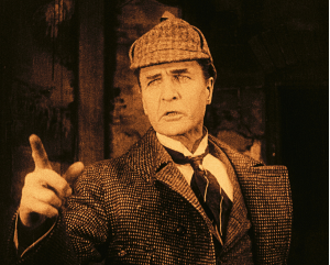 William Gillette as Sherlock Holmes