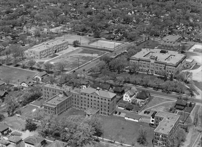 Historic Aerial photo of Graff