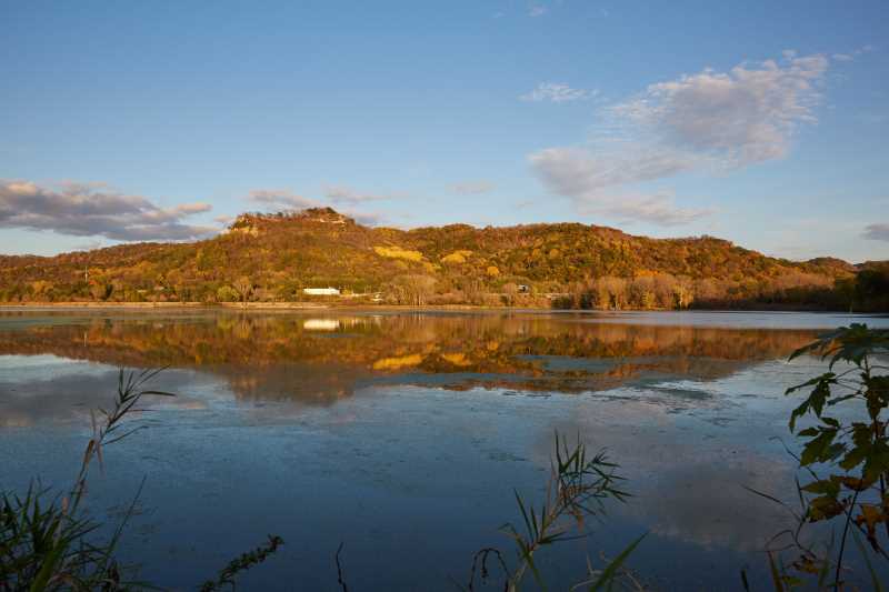 Bluffs overlooking the marsh