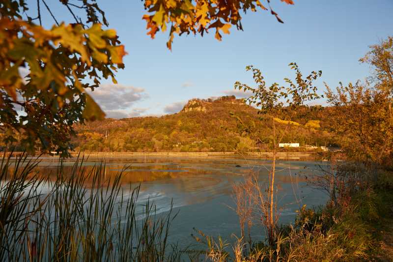 Marsh view of the bluffs