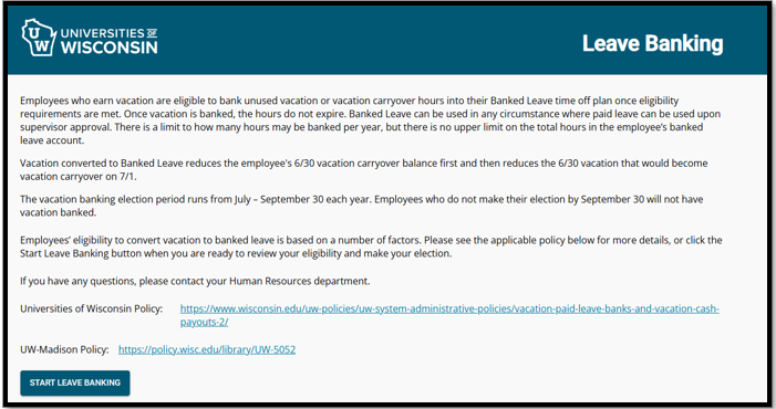 2026 Leave Banking