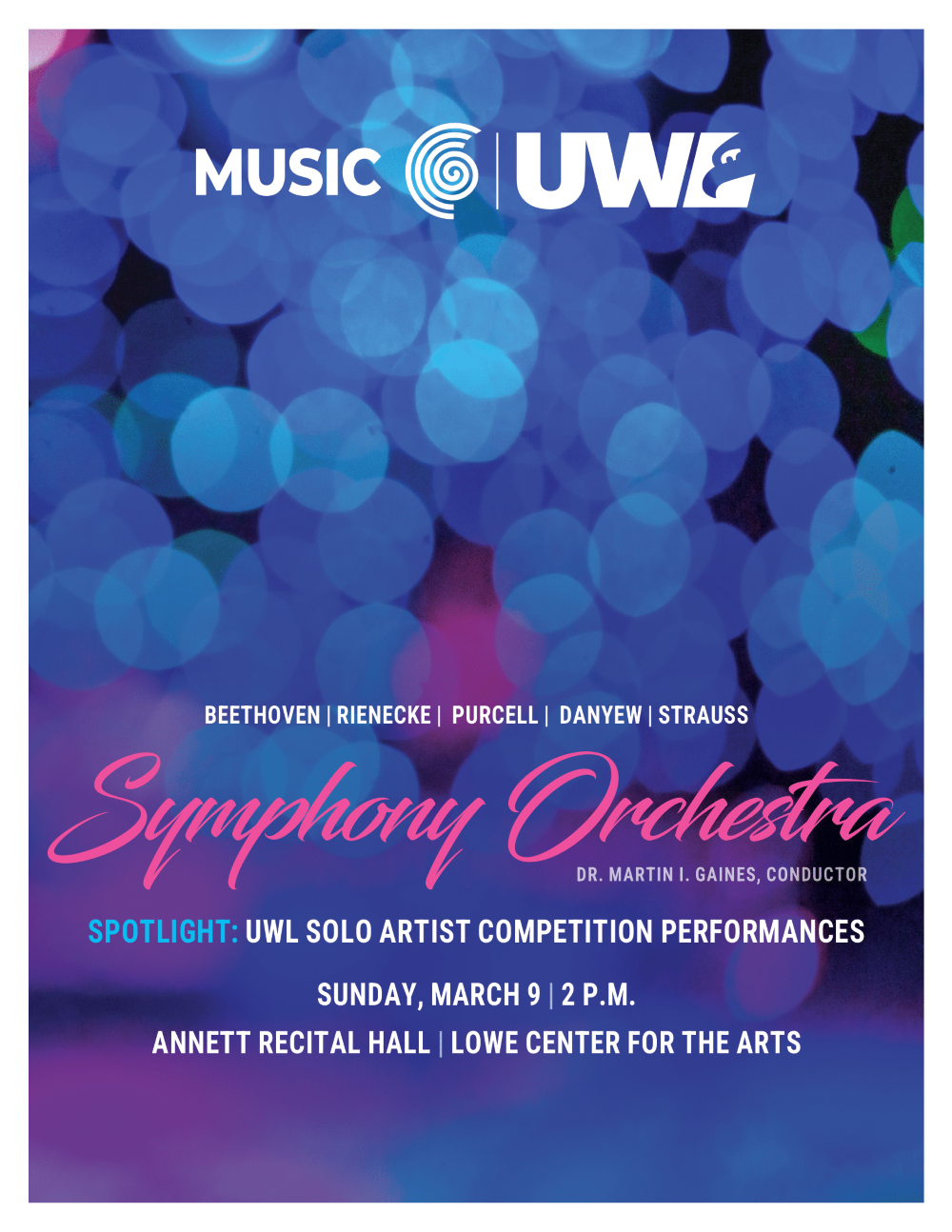 Program Symphony Program Notes - Visual & Performing Arts | UW-La Crosse