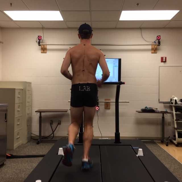 Running on Instrumented treadmill PACER lab