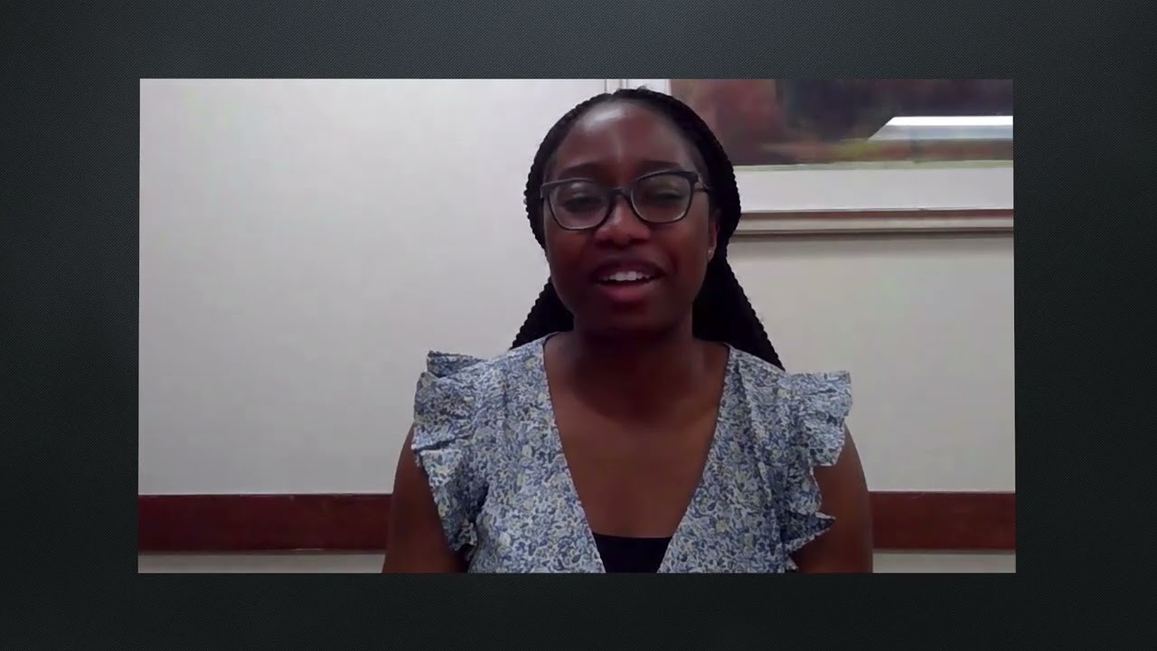 Edith Ben-Eboh video interview with President Rothman