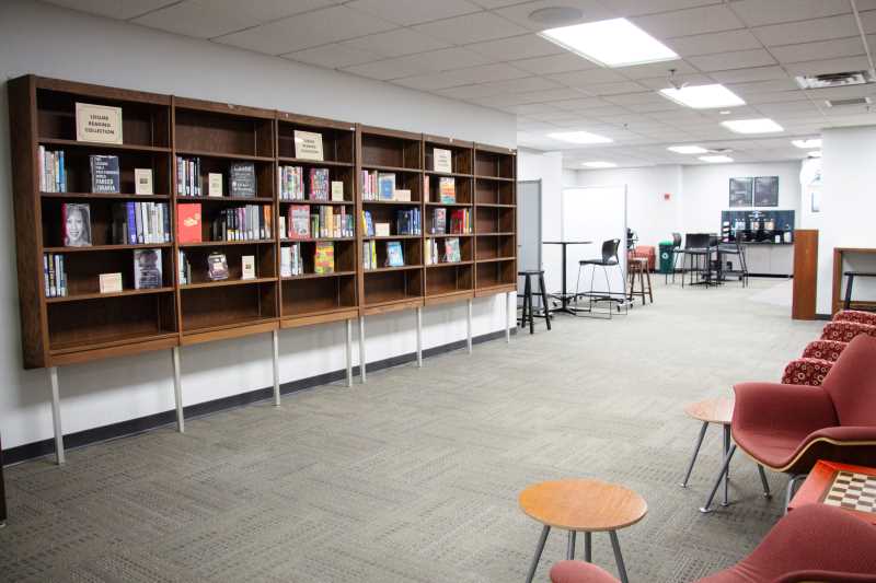 Leisure Reading Collection in its new location in Murphy's Mug