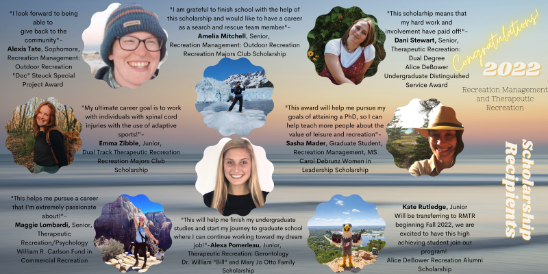 RMTR scholarship recipients