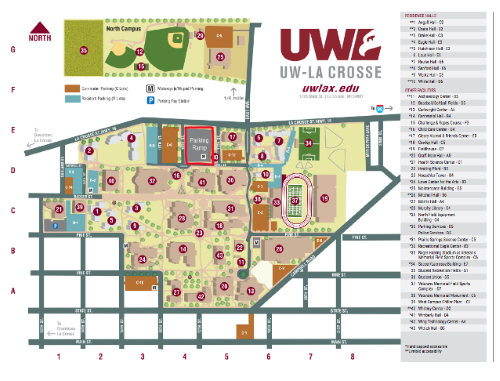 UWL Campus map