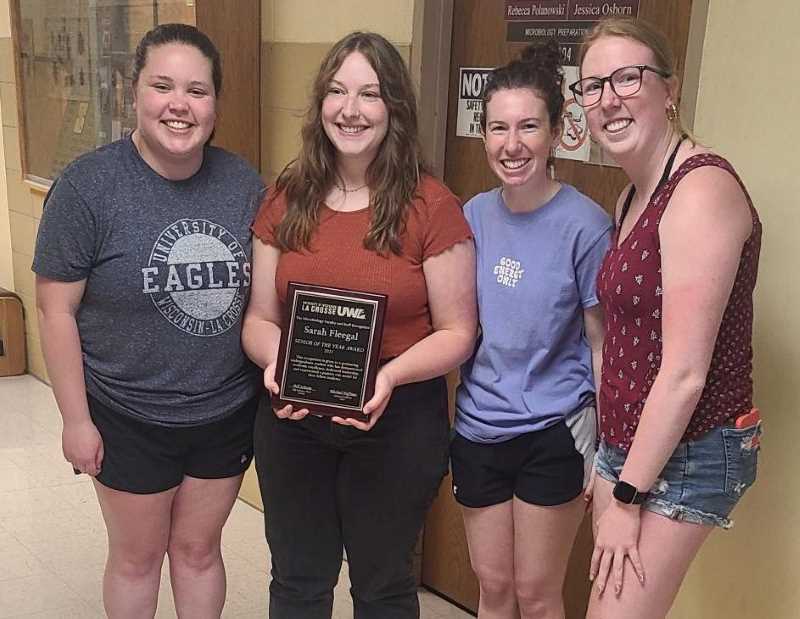 Sarah Fleegal, and her fellow graduating micro majors