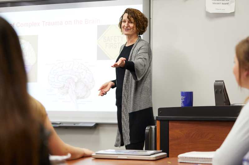 UWL Professor Emeritus Betty DeBoer received a lifetime achievement award from the Wisconsin School Psychologists Association. 