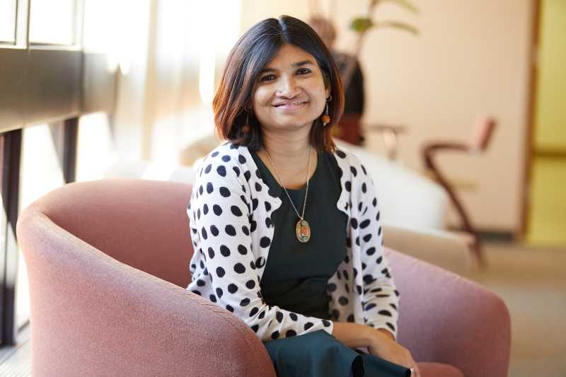 Economics Professor Nabamita Dutta has received the inaugural Menard Family Faculty Fellowship — a program that supports College of Business Administration faculty through stipends and teaching relief.
