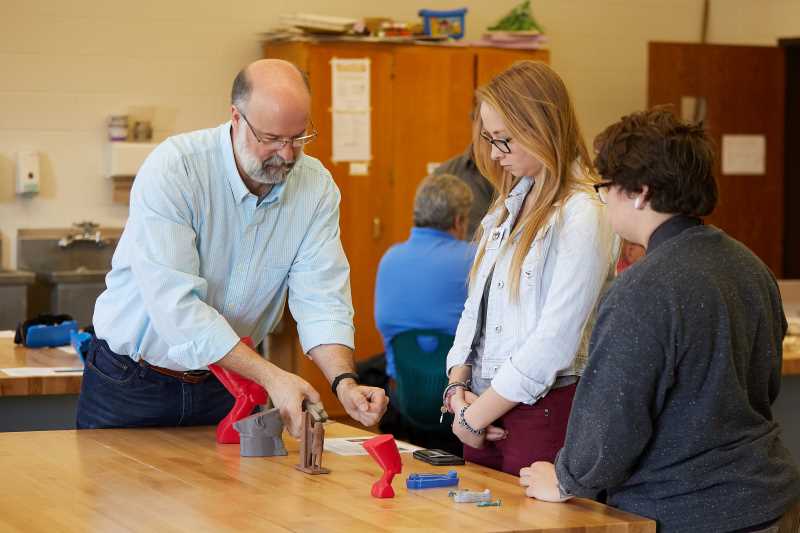 Archaeology professor David Anderson, seen in this 2018 photo, has created 3D scans of ancient ruins and artifacts. The American Research Center in Egypt is using these scans to provide virtual tours of Egyptian tombs amid COVID-19. 