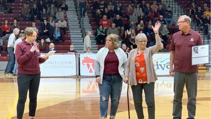 Alumni from the UWL men's basketball team encourage others to join them Saturday, Dec. 10, to support the program and honor the legacy of Rollo Taylor: educator, mentor, coach and friend. 