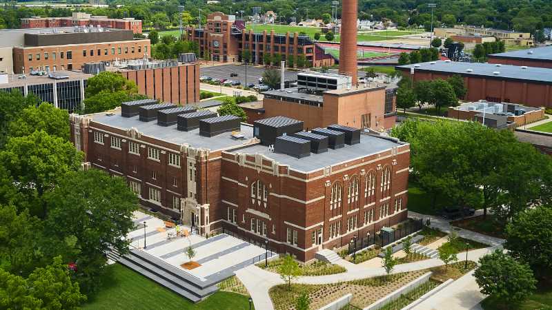 Recently renovated Wittich Hall