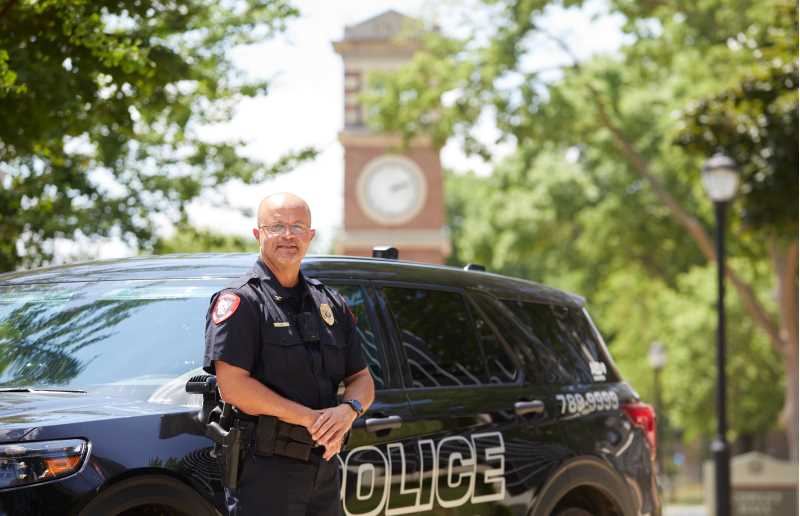 UW-La Crosse Police Chief Allen Hill says his department has taken a number of steps to improve its policies and build connections with the community in the wake of the police killing of George Floyd in May 2020. “We want the public to trust us and know that, when incidents happen in other departments, it doesn’t reflect the values or policies of our department,” he says. 
