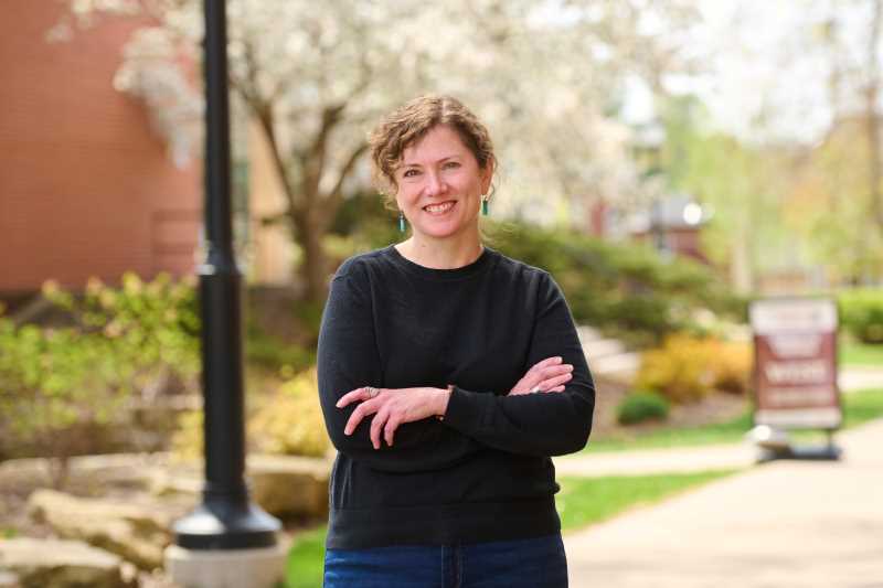 Kelly Sultzbach, an associate professor of English at UWL, has received the inaugural Prairie Springs Environmental Leadership Award for faculty. The award recognizes a UWL faculty member who is taking environmental action in the community and inspiring others to do the same.