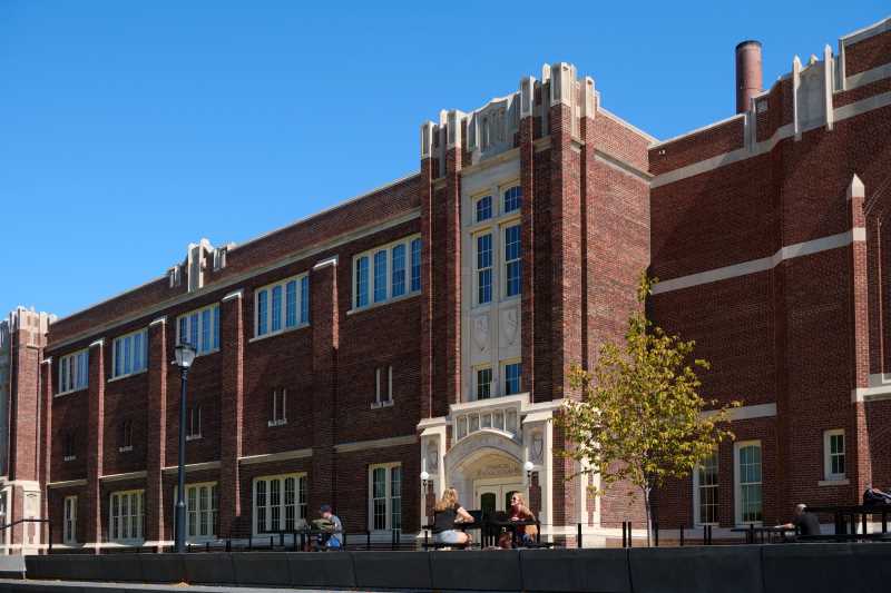 Wittich Hall, the home of UWL's College of Business Administration. The CBA's accreditation was recently extended by the Association to Advance Collegiate Schools of Business.