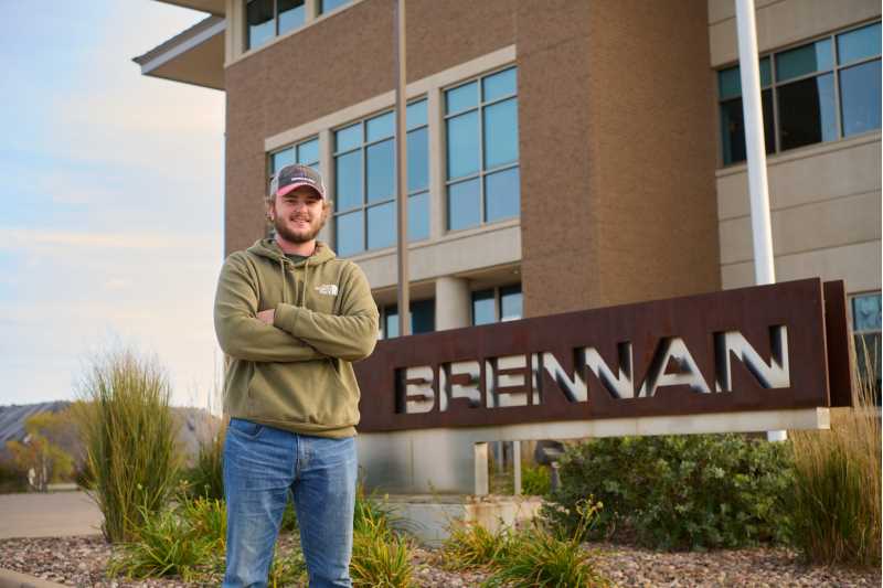 Peyton Paulson, a senior geography major at UWL, traveled across the Midwest conducting bathymetric surveys as part of an internship with JF Brennan this summer. The internship helped him land a full-time job with the La Crosse-based company following his graduation in December.