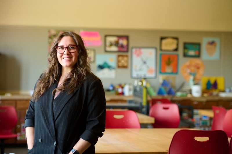 Lisa Lenarz, an assistant professor in the Art Department, is one of six UWL faculty to earn a 2022 Eagle Teaching Excellence Award.