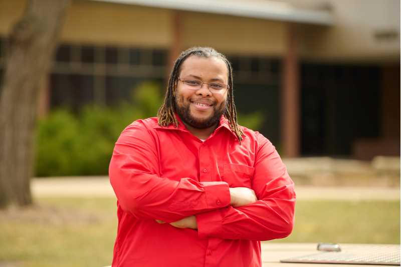 UWL Alum Shaundel Spivey, 12 & ’15, shares how to do more authentic equity, diversity and inclusion work during a TEDxUWLaCrosse presentation in April at UWL. A double alum, Spivey earned his undergraduate degrees in political science with a minor in criminal justice. He earned his master’s in Education, Student Affairs Administration.