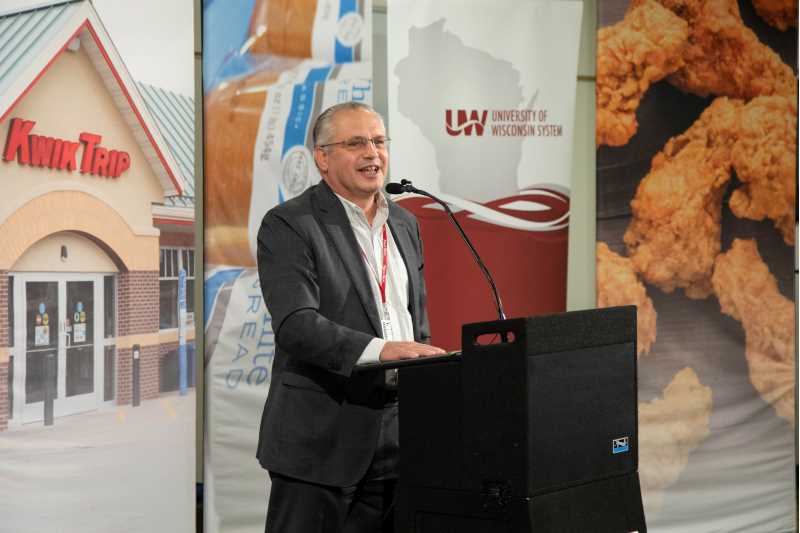 Kwik Trip President and CEO Scott Zietlow, a UWL alum, called UWL graduates a key ingredient to the company's success.