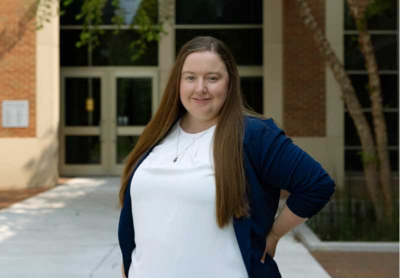 In her 20s, Nicole Novak worked at a bank to support her “dance teaching habit” by night. Banking and teaching eventually helped her discover her love for administrative work and helping students. Now, she’s found her dream job advising Eagles using her Student Affairs Administration master’s degree.