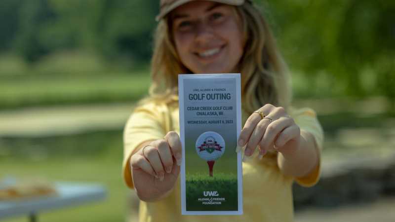 UW-La Crosse alumni and friends gathered at Cedar Creek Golf Club in Onalaska on Wednesday, Aug. 9, for the 34th annual Alumni & Friends Golf Outing.