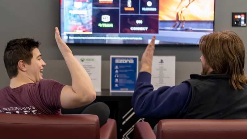 With the rapid growth of Esports, UWL opened its own “EZONE,” a recreational esports and gaming space inside the Recreational Eagle Center in 2022 to meet the demand from gamers.