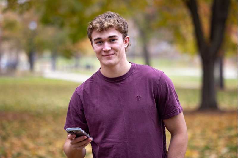 Logan Larson, a graduate student in UWL's Software Engineering program, has developed a new podcasting app, 