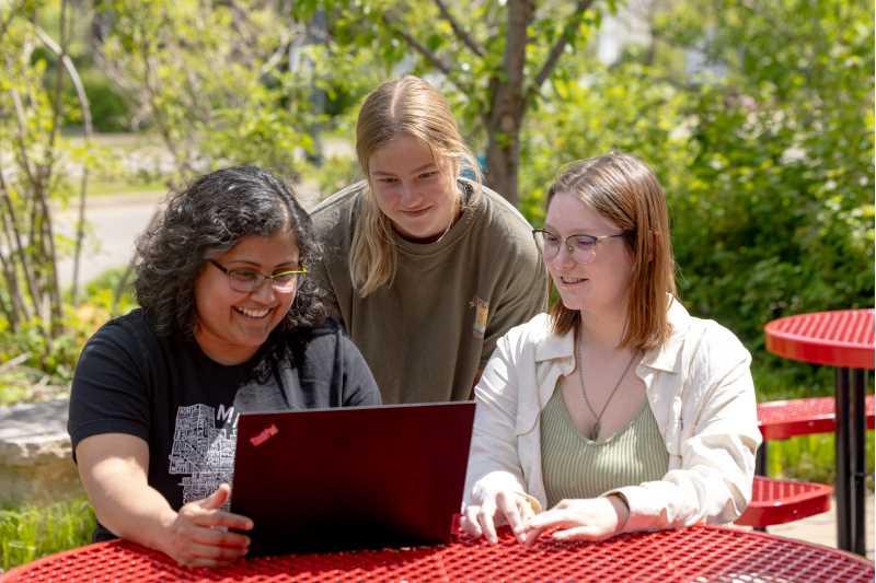 Students, Emma Everett and Courtney Osmek, use their GIS knowledge to make a difference in the La Crosse community.