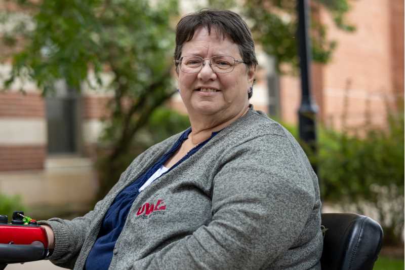 Terry Micks will retire after working in UWL's Financial Aid Office for 27 years.