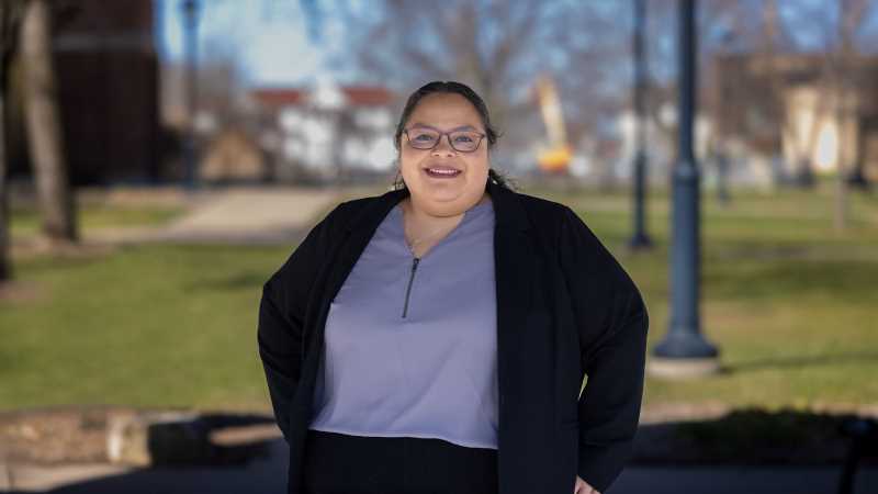 Vickie Sanchez, '07, director of Multicultural Student Services at UWL, is the recipient of the 2024 Parker Distinguished Multicultural Alumni Award. The award recognizes alumni who have made significant contributions to the advancement of multicultural understanding. 