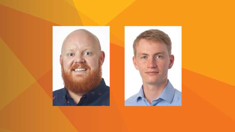 Jake Speer, director of Web & Design, and Andrew Ericson, Sustainability Program manager, are being recognized for their impact on campus and in the community.