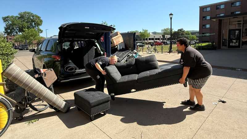 In its second year, UWL's Reduce, Reuse, Reimagine program allowed students moving out of residence halls to donate more than 300 items including furniture, electronics and more.
